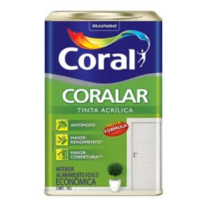Tinta Coralar Anti Mofo Acrilica Coral Escolha Sua Cor!!