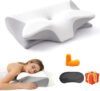 Travesseiro Cervical Ortopedico Magnetico Wing Pillow Comfort Anti Apneia Ronco Ortopedico Infravermelho Apneia Travesseiro Removível Lavávelcinza Alivio Dores No Pescoço Ombros E Coluna