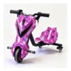 Triciclo Patinete Elétrico Drift Bluetooth Led 6,5” 90kg Lilás E Rosa