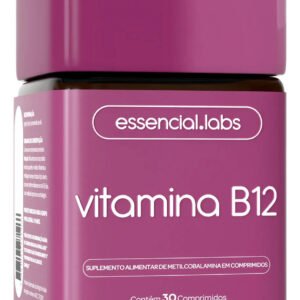 VITAMINA B12 Metilcobalamina – Fórmula com Máxima Pureza e Concentração – 30 Doses