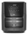 Air Fryer Forno 5 em 1 12L 1700W Digital Espeto Giratório 2 Bandejas Antiaderentes 10 funções 7 Receitas aviso sonoro Fritadeira Elétrica sem Óleo Forno Bancada Electrolux EAF90 Grafite