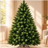 Árvore Natal 2.10m 1450 Galhos Pinheiro Luxo Cheia Realista Verde