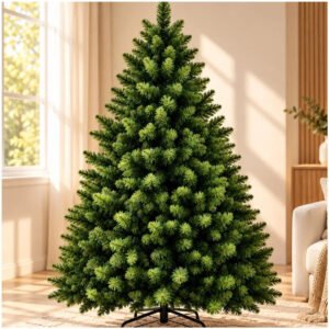 Árvore Natal 2.10m 1450 Galhos Pinheiro Luxo Cheia Realista Verde