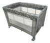 Berço Portátil Infantil Cercado Desmontável Lune Maxi Baby – CINZA