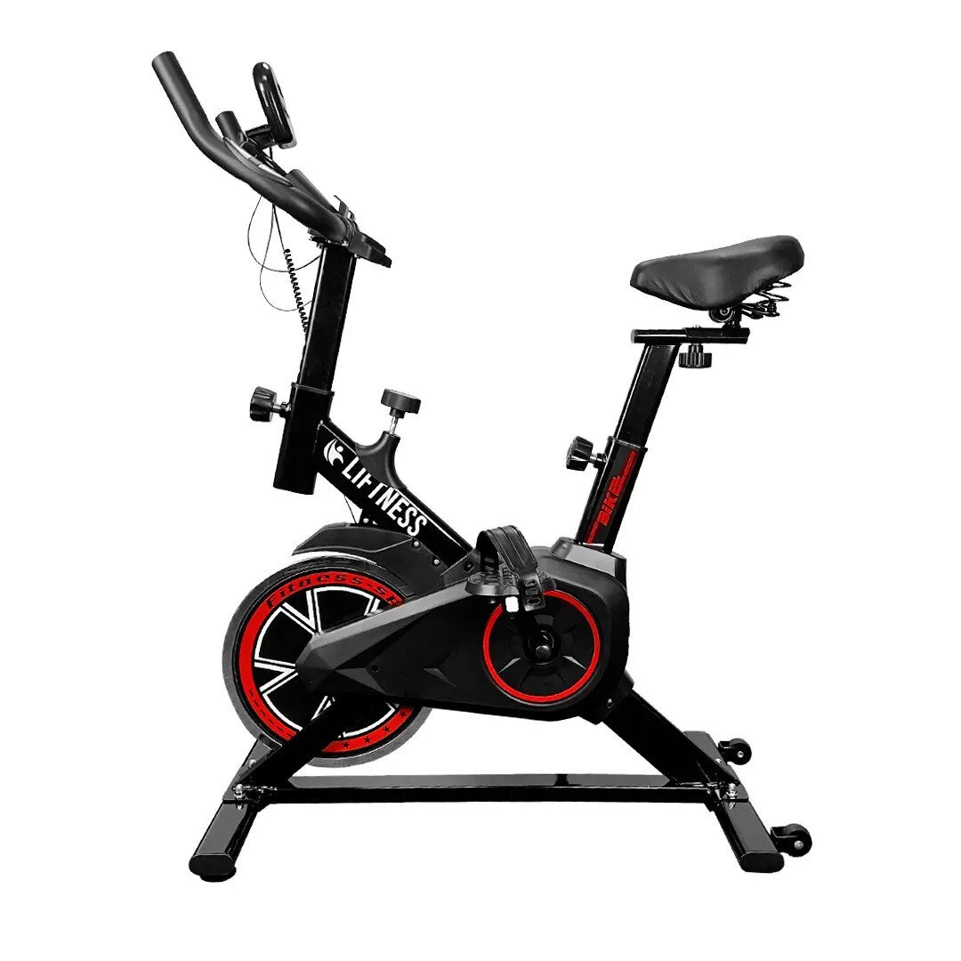 Bicicleta Ergométrica Spinning Profissional Liftness Academia Sport 120 Kg Preto Premium Bike academia para Cardio e Musculação com base Bicicleta Ergométrica Spinning Profissional Liftness Academia Sport 120 Kg Preto Premium Bike academia para Cardio e Musculação com base