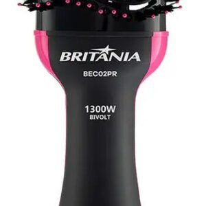 Britânia Escova Secadora Bec02pr 4 Em 1 1300w Cor Preto e Rosa