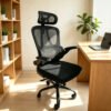 Cadeira Ergonômica Mesh Preta Para Escritório