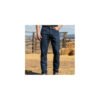 Calça Jeans De Serviço Masculina Tradicional Reforçada Reta