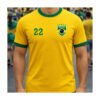 Camisa Brasil Copa Estilo Torcedor Amarela 22