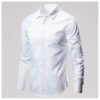 Camisa Social Manga Longa Slim Fit Masculina Clássica