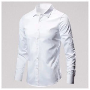 Camisa Social Manga Longa Slim Fit Masculina Clássica