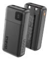 Carregador Portátil Power Bank Turbo inova 20000mah 22.5w Com Display Digital Usb-c / Usb-a Carga Rápida – Preto