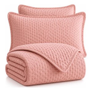 Colcha Cobre Leito Queen Rozac 3 Peças Elegante Confortável Bordô