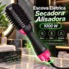 Escova Elétrica De Cabelo Secadora Alisadora Profissional 1000w