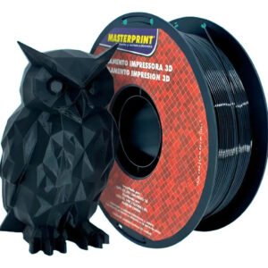 Filamento Masterprint Petg 3d Cor Preto 1.75mm 1kg Original