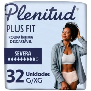 Fralda Geriátrica Roupa Íntima Plenitud Plus para Incontinências G/XG – 32un
