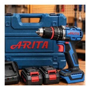 Furadeira Parafusadeira Impacto Arita 20v 70nm 2 Baterias Azul-petróleo 20v