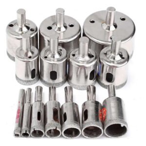 Jogo Com 15 Brocas Diamantadas 6-50mm Vidro Ceramica Piso MFL