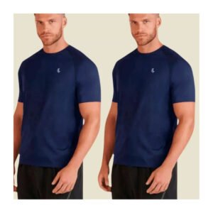 Kit 2 Camiseta Dry Masculina Fit Lupo Básica Academia