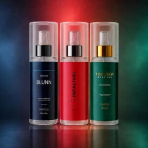 Kit 3 Body Splash Masculino Vibration + Blunn + Infalível Fero By Primacial Body Man