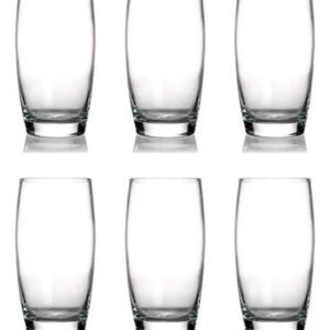 Kit 6 Copos Oca Nadir 300ml Vidro para Água e Suco