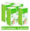 Kit Algodão Bellacotton Quadrado Para Bebê – 6 Pacotes