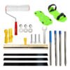 Kit Piso Autonivelante Rodo Dentado Extensor Rolo Fura Bolha 7pcs