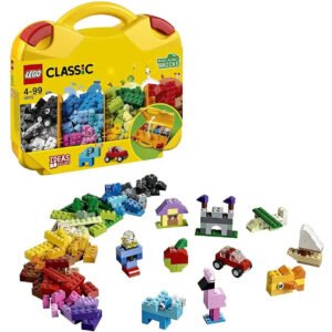 LEGO Classic Maleta da Criatividade 10713; Brinquedo criativo para montar e imaginar; Maleta com peças coloridas para criar bichinhos, supercarros, casas e muito mais; Presente para crianças