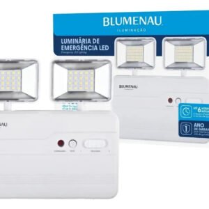 Luminária de Emergência Blumenau Iluminação Bloco 5W – 6500k