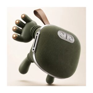 Massageador Elétrico Pescoço Ombros Mãozinha 3d Aquecimento Verde 127/220v