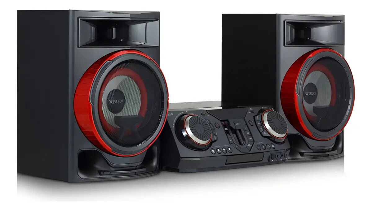 Mini System LG XBOOM - 2350W RMS, Graves Potentes, Karaokê, DJ Set e Party Speaker - CL87 Mini System LG XBOOM - 2350W RMS, Graves Potentes, Karaokê, DJ Set e Party Speaker - CL87