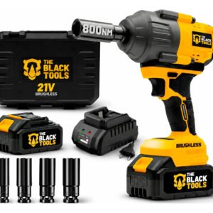 Parafusadeira Chave De Impacto A Bateria Lítio 21v Motor Brushless 800nm 80kgf.m Tb21ix The Black Tools