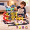 Pista De Carrinhos Brinquedo Infantil Corrida Lava Rápido Colorido