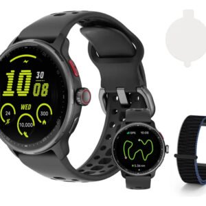 Relógio Inteligente Gps Smartwatch Amoled 3atm Sport Gps Caixa Preto