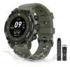 Relógio Smartwatch Aurafit G6 Com 5atm E Gps Verde Militar Verde Militar Sport Verde Militar/preto