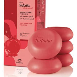 Sabonete Barra Natura Tododia Maçã Caramelada 5un 90g
