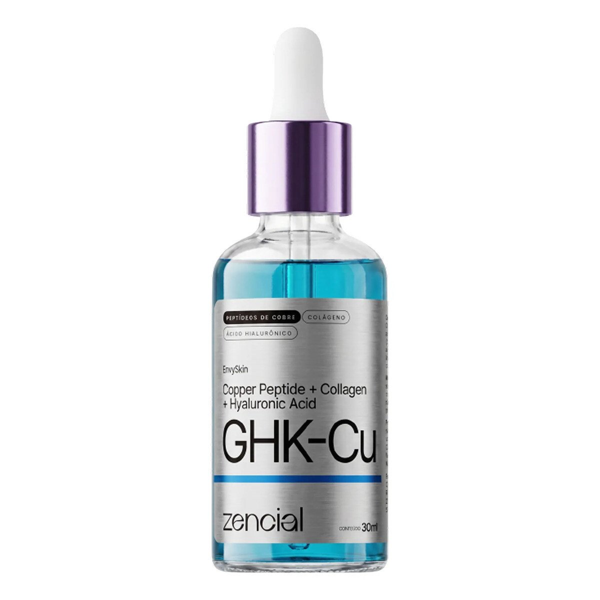 Sérum Ghk-cu + Colágeno Bioestimulação Facial Zencial 30ml Todo Tipo De Pele Dia/noite Sérum Ghk-cu + Colágeno Bioestimulação Facial Zencial 30ml Todo Tipo De Pele Dia/noite