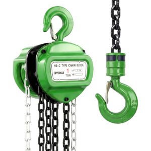Talha Manual 1 Tonelada 1000 Kg Com Corrente 3m Ryoku
