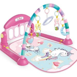 Tapete de Atividades com Play Piano Unicórnio Rosa Maxibaby