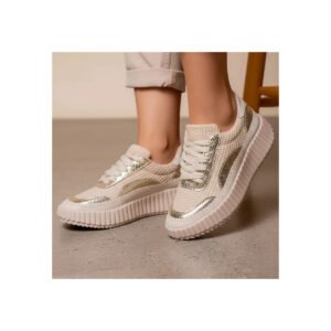 Tênis Feminino Casual Confortavel Plataforma Tratorado