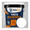 Tinta Acrílica Fosca Econômica Selatech 18l Interno Externo Branco