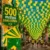 500 Metros De Bandeirinhas Varal Verde E Amarelo De Plástico 500 Metros Verde E Amarelo