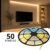 50m Fita Led Cob 288led/m 110v220v Direta Energia Par Perfil Branco-quente