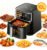 Air Fryer PATBRELA 10L Digital com Painel LED e 12 Programas, Para Família