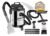 Aspirador De Pó E Água Inox Turbo 12 Litros 1200w Com Soprador E Bico Extratora Multiuso Tbac120 The Black Tools