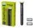 Barbeador E Aparador Elétrico Philips Oneblade 2 Pentes, Sem Fio E À Prova D’água – Qp1424/10 Preto 127/220v