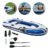 Barco Inflável Bote 3 Pessoas Pesca Kit Completo 2 Remos