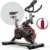 Bicicleta Ergométrica Fitness Para Cardio E Musculação Com Base Cor Preto E Vermelho 6kg Inercia Marca Sevenfit