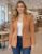 Blazer Feminino Alfaiataria Com Botões Dourados Elegante