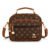 Bolsa Feminina Média Transversal Couro Pu Estampada Floral